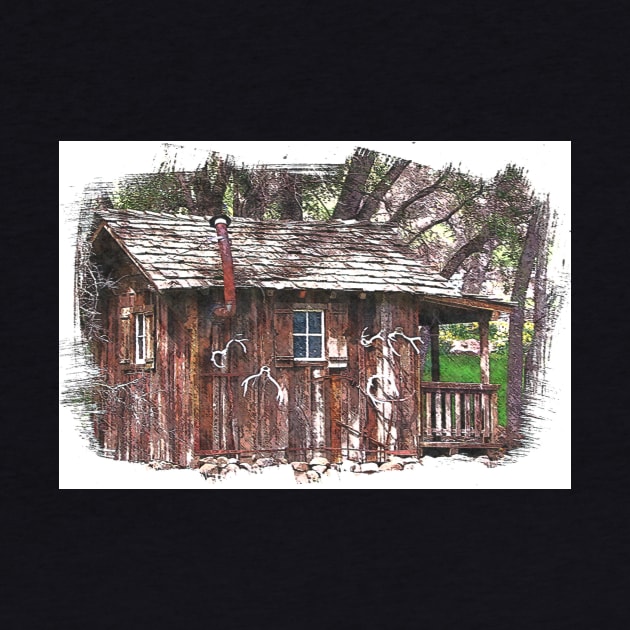 ANTLER CABIN by JOHN COVERT ILLUSTRATIONS